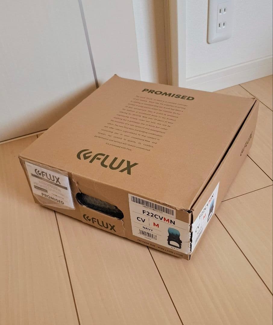 FLUX CV スノーボードビンディング Mサイズ ネイビー