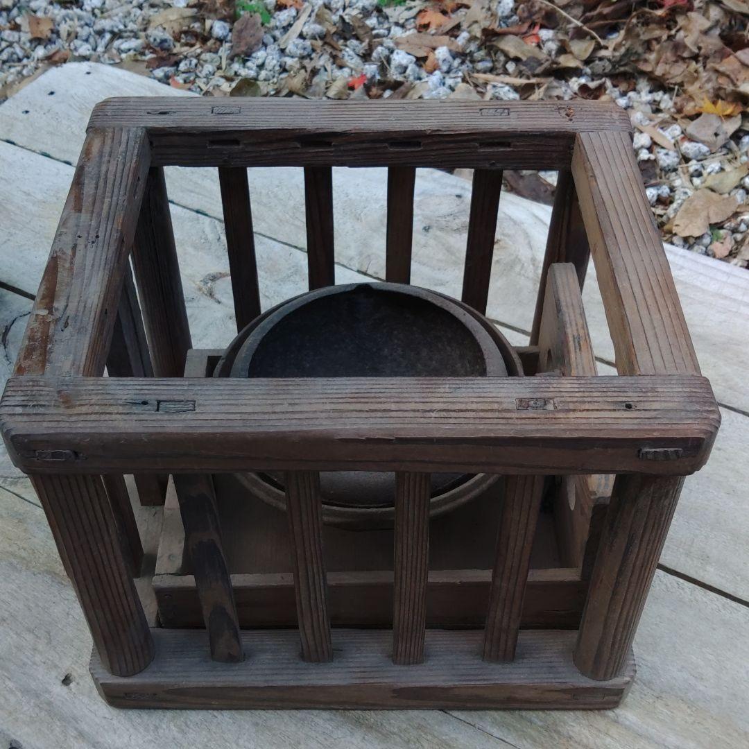古民具　コタツ　古い暖房器具