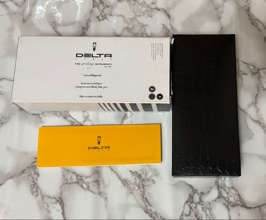 も*か様 DELTA デルタ ボールペン ビアンカ・エ・ネッラ専門店査定済み