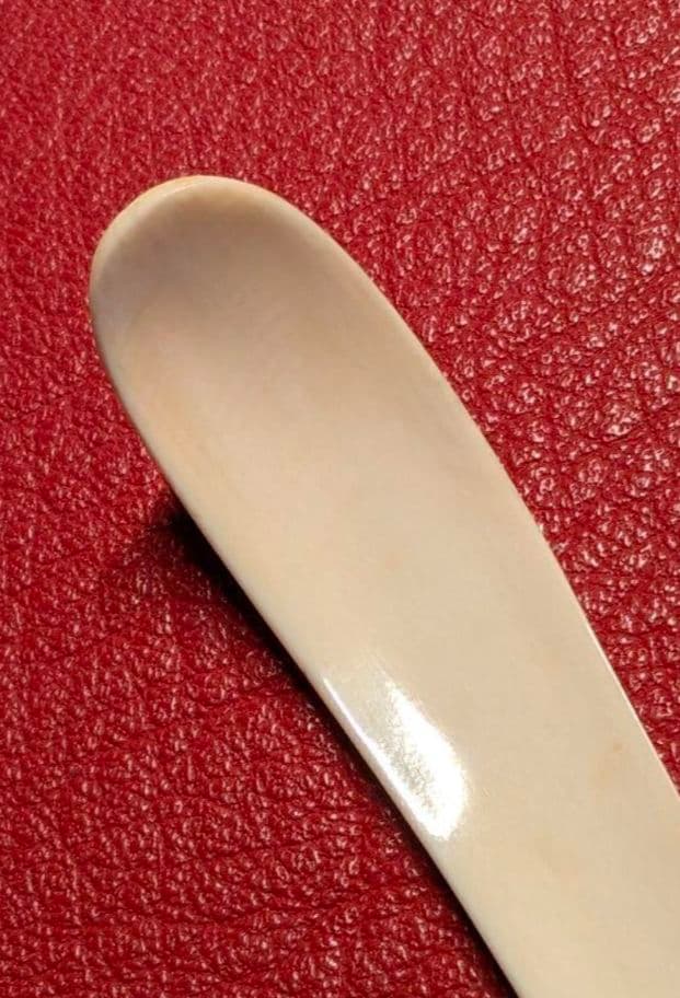 【茶道】茶杓　銘:知音 　極上白　竹　２本セット　竹筒　桐箱入り布付き　前田昌道