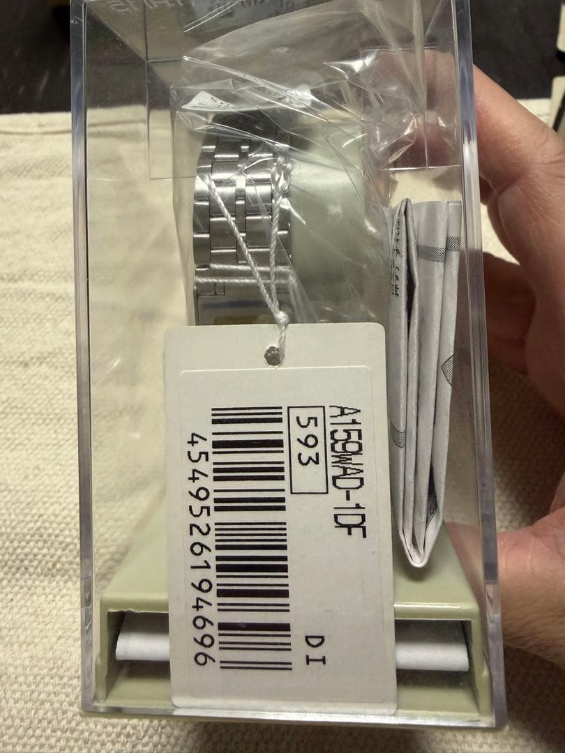 ト*ー様 新品　未使用CASIO デジタル腕時計 防水 ステンレス　A159WA