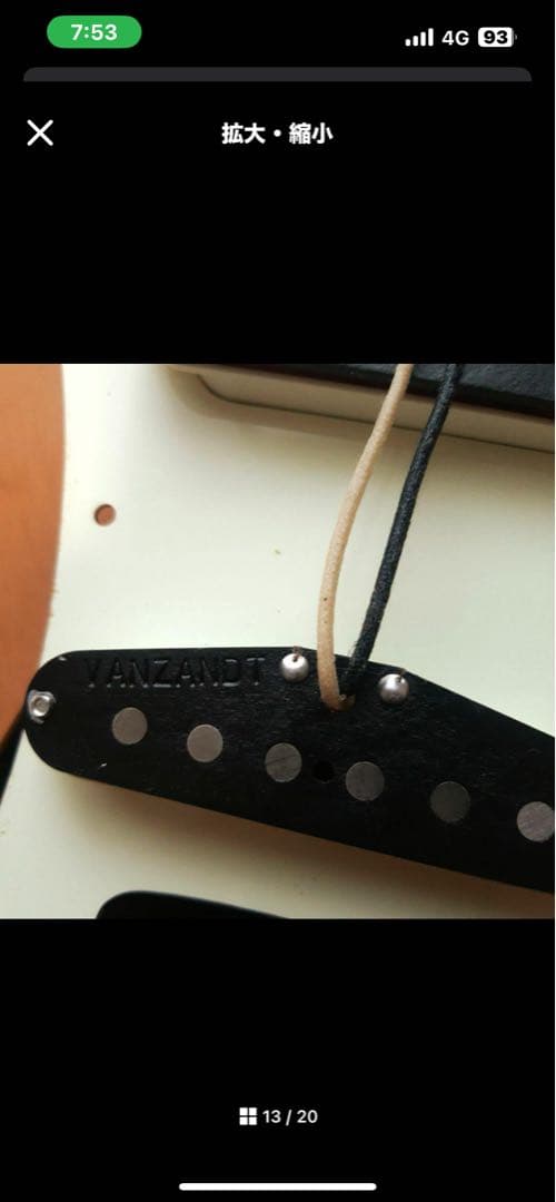 Vanzandt STV-R2 マダガスカルローズ指板