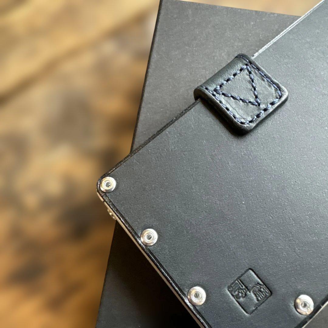 エアロコンセプト　カードケース・名刺入れ　新品・未使用品　箱付き　カラーNAVY