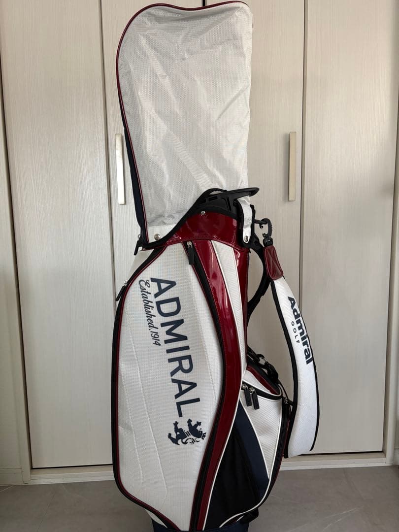 アドミラル　ゴルフ　キャディバッグ　トリコロール