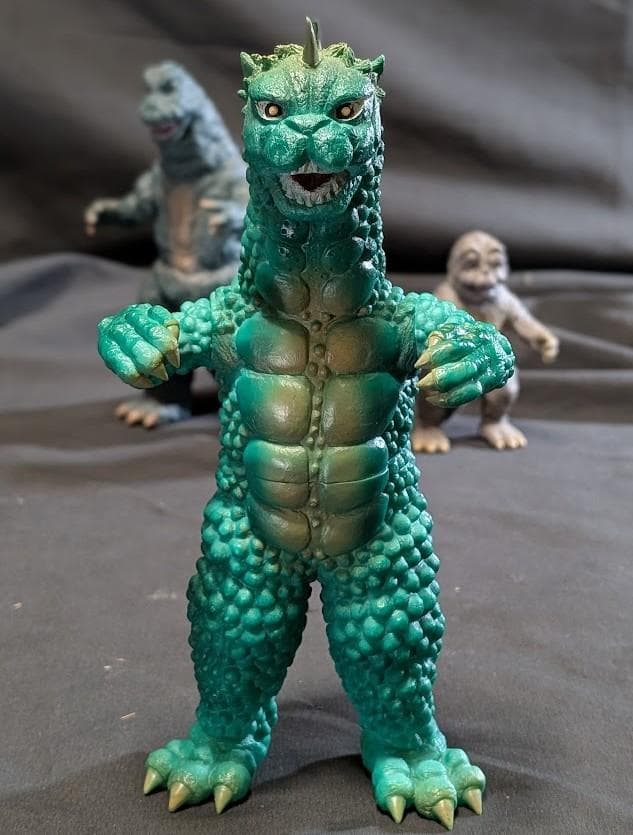 ゴジラ＆ミニラ＆ガバラ（Ｙ・ＭＳF）ソフビフィギュア３体セット