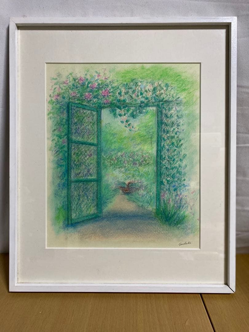 絵画　高柳佐知子　挿絵画家　イラストレーター　児童文学作家　直筆