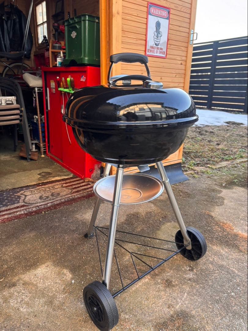 【カバー付き】weber 47cm コンパクトバーベキューグリル