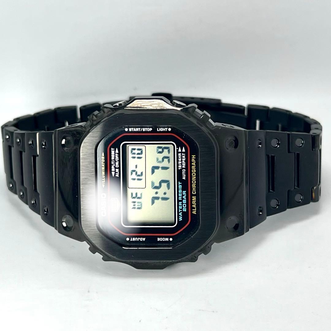 新品 フルメタルカスタム用ステンレスブラック、ベゼル・バンド(時計は含みません)