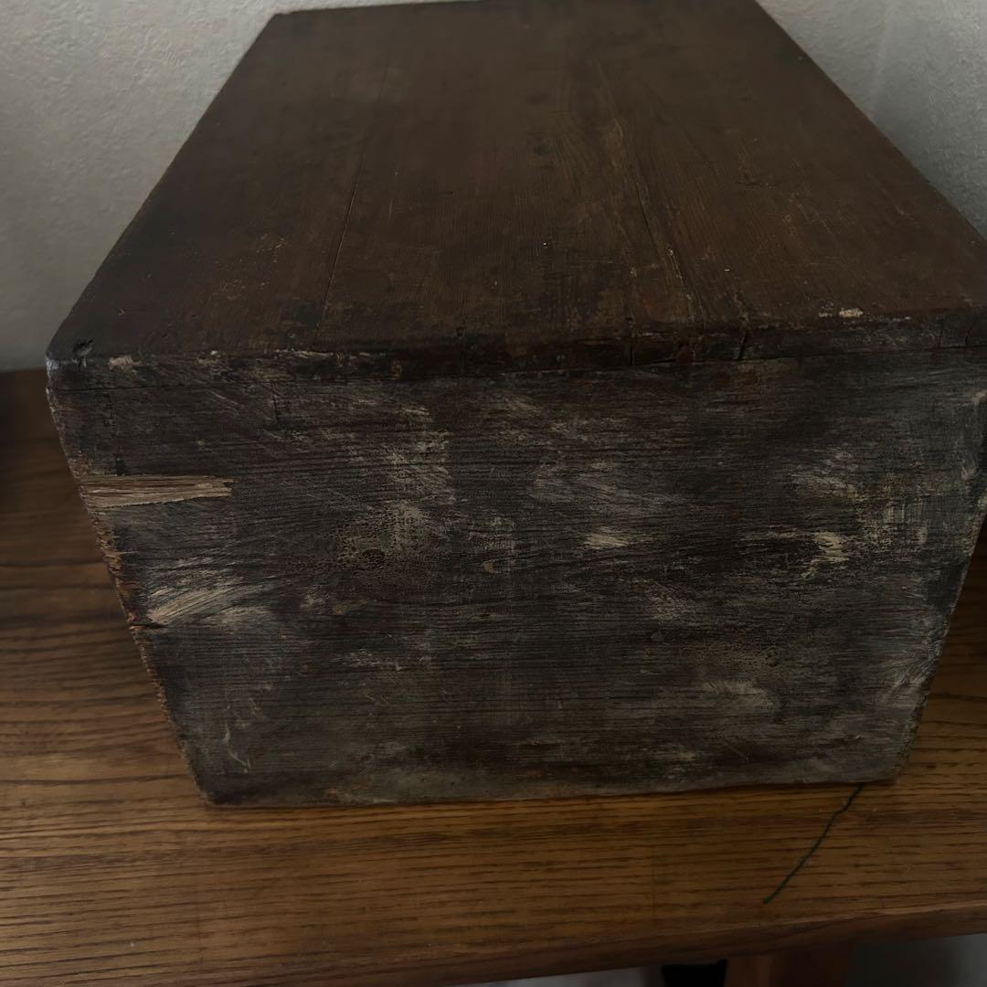 フランス　アンティーク　木製引き出し収納