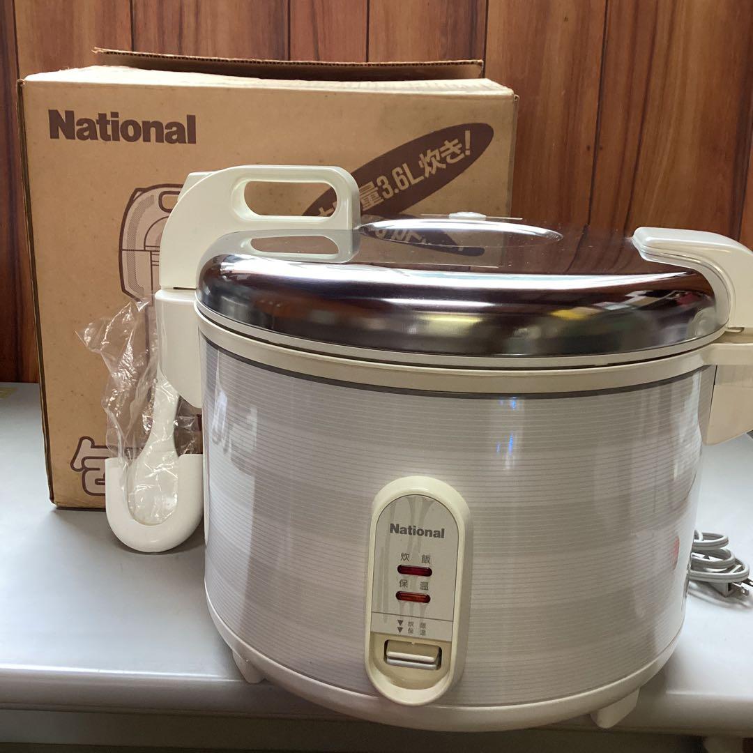 ナショナル 電子ジャー 炊飯器 SR-UH36 3.6L ホワイト