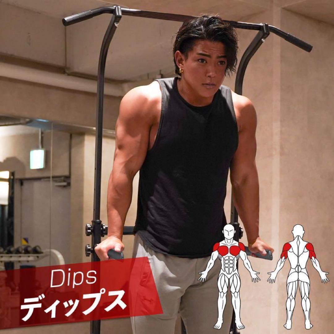 懸垂マシン 健康器 コンパクト 10段階 高さ調節 筋トレマシン2901