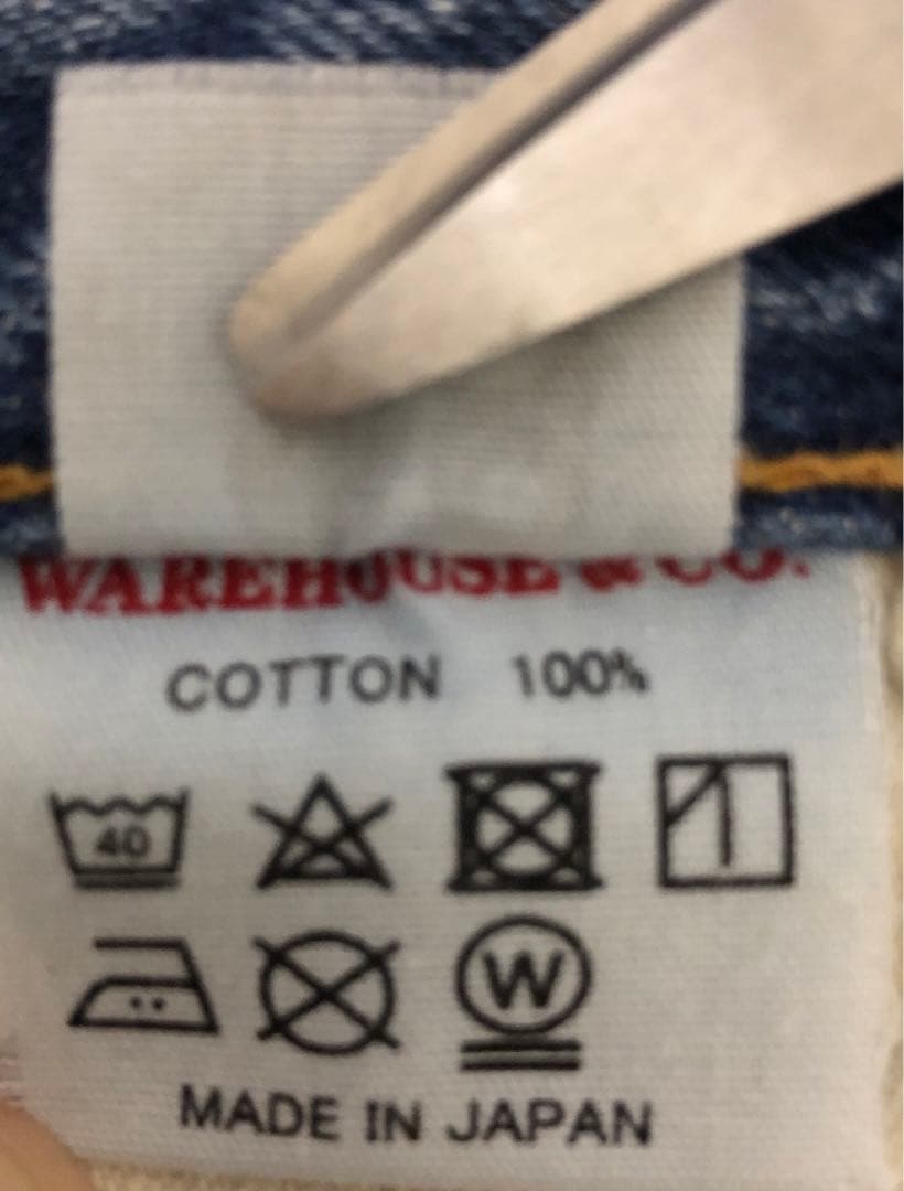 WAREHOUSE 2nd-hand セコハン 1105 W38 セルビッジ