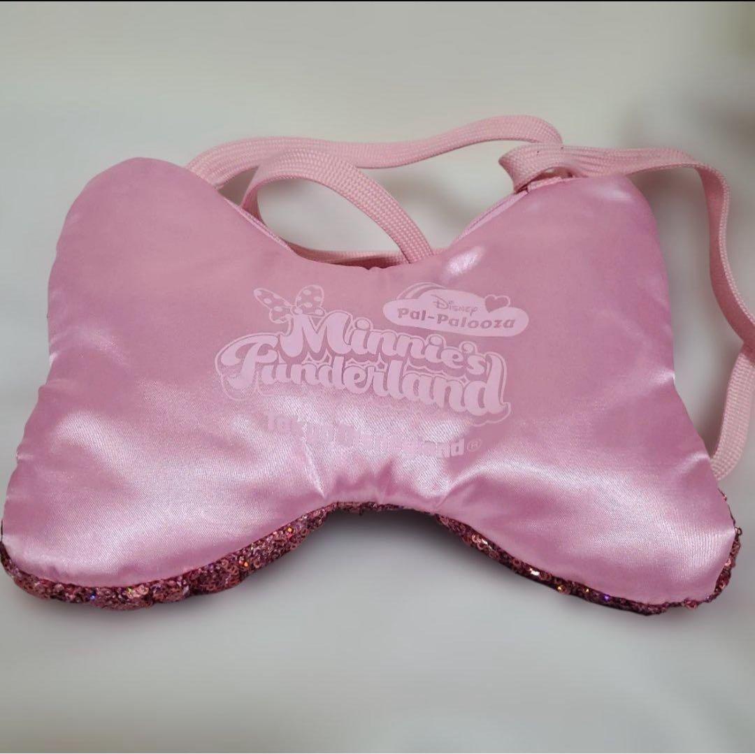 パルパルーザ ミニーのファンダーランド スパンコール ショルダーバッグ リボン