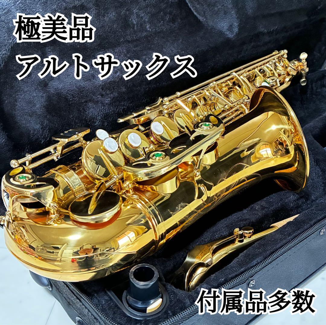 【極美品】アルトサックス 管楽器 マウスピース ネック ケース