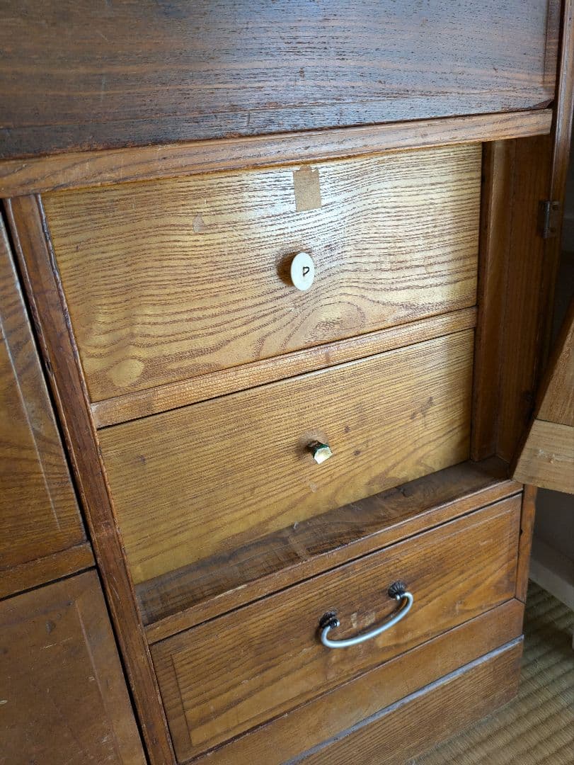 骨董品　木製和風箪笥　アンティーク　タンス