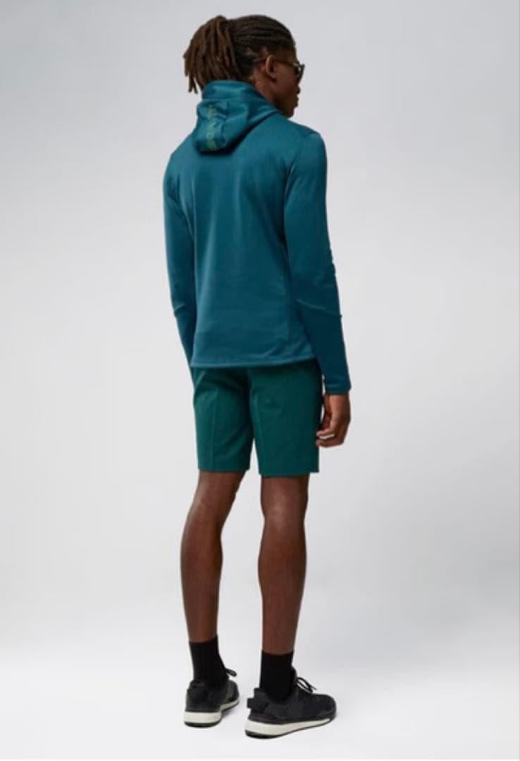 J.LINDEBERG リンドバーグ　メンズ　ジップアップパーカー　長袖グリーン