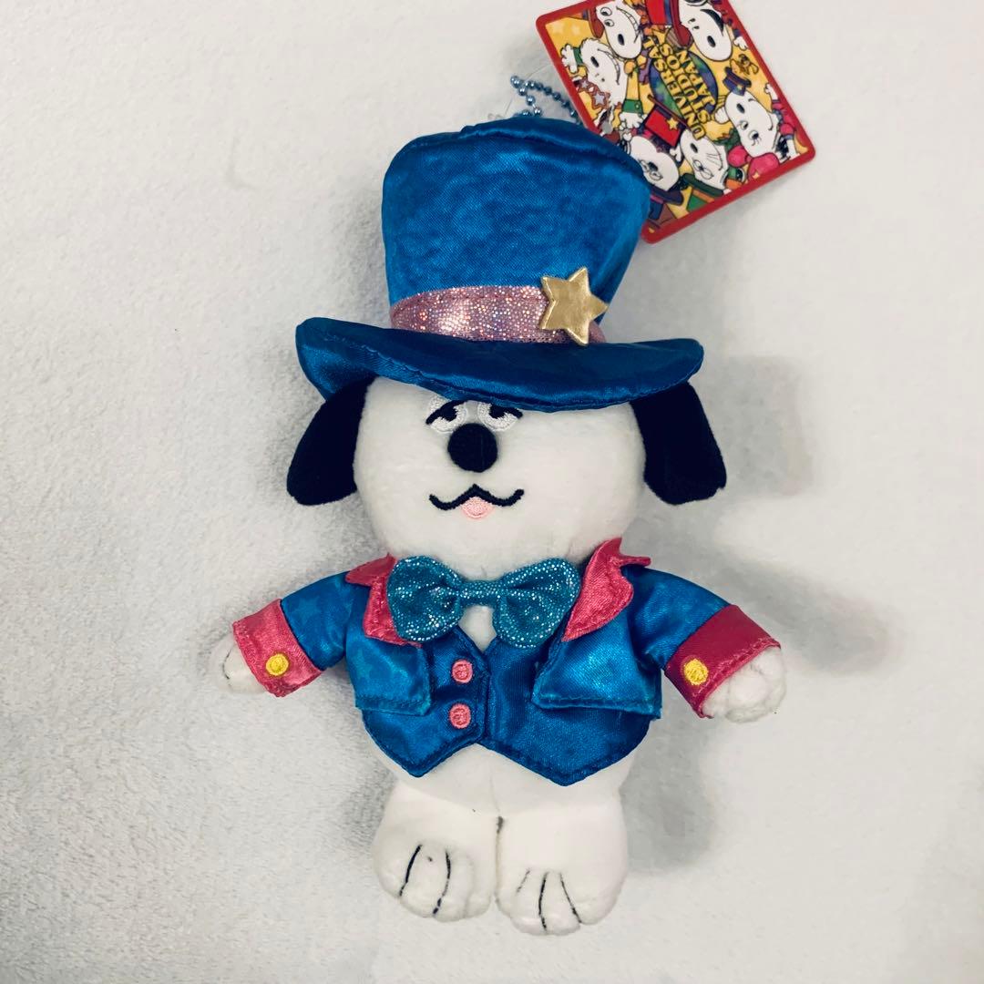 USJ ユニバ PEANUTS タキシード オラフ ぬいぐるみ キーホルダー