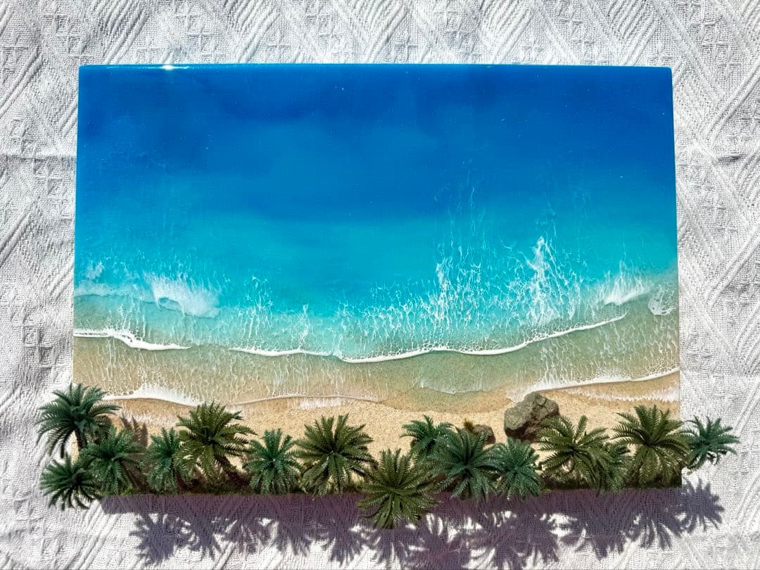 南国の癒し　レジンアート