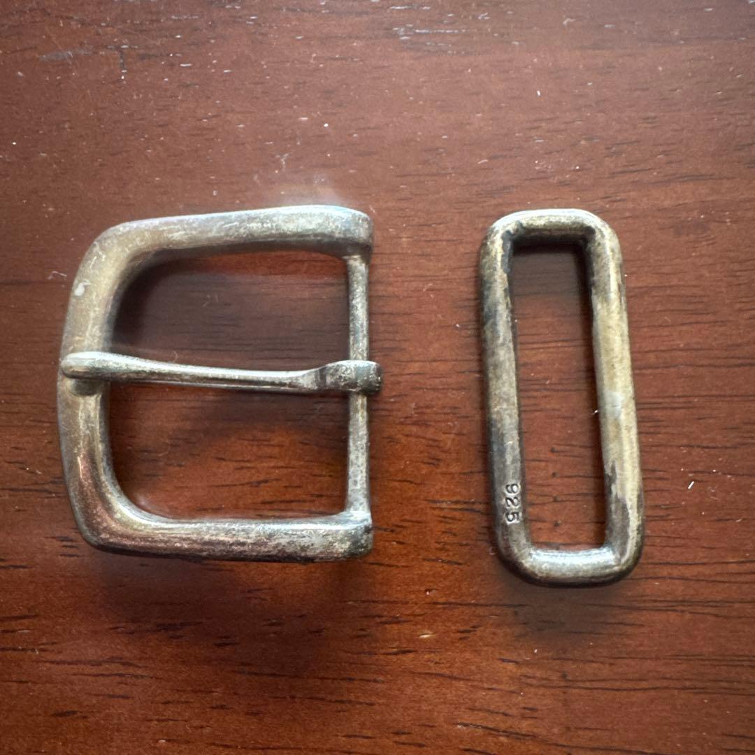 vintage 日本製 925スターリングシルバー バックルセット