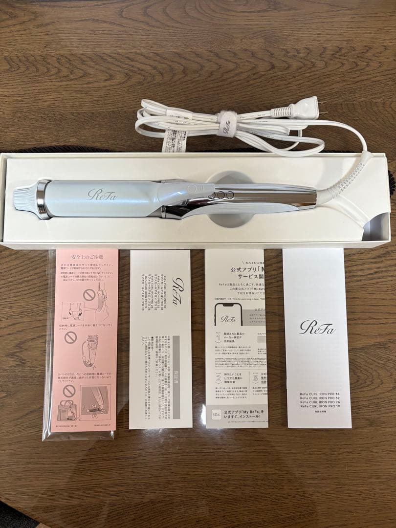 ReFa カールヘアアイロン ホワイト 約25mm径