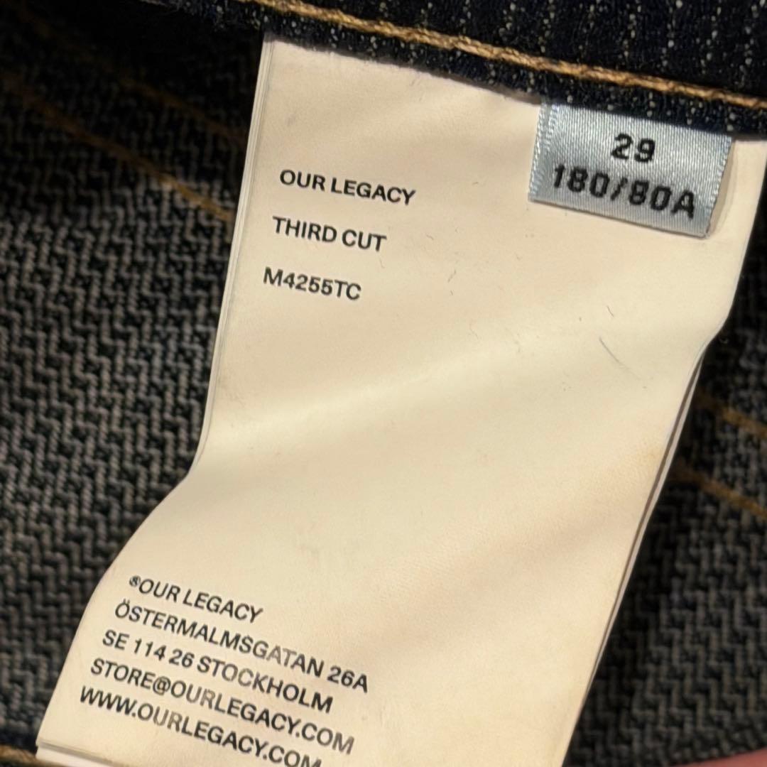 パンツ OUR LEGACY THIRD CUT Chain Twill 29