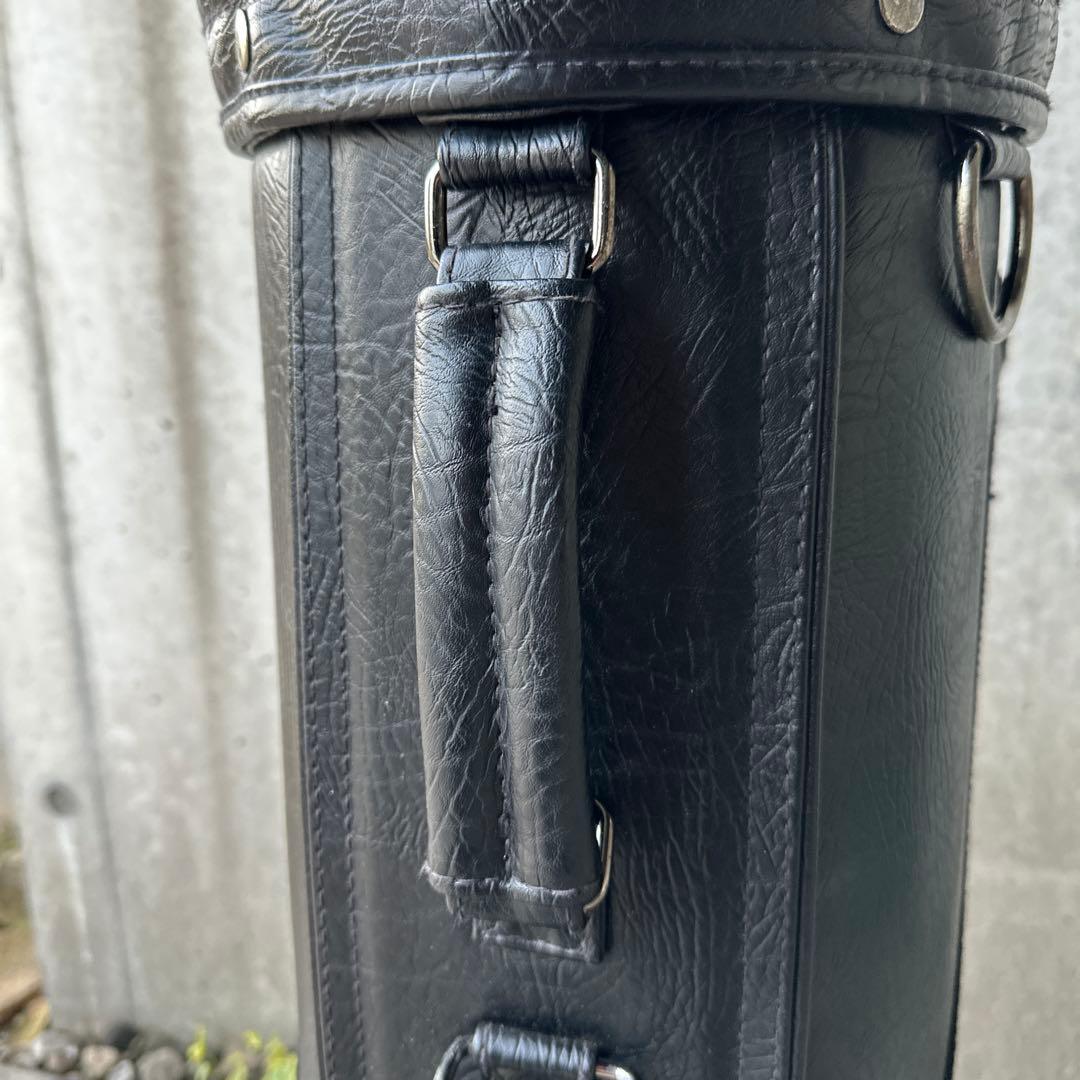 Titleist キャディバッグ ブラック/ホワイト革