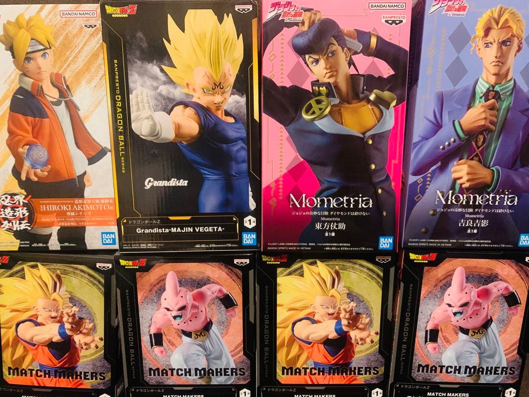 84 ジョジョの奇妙な冒険　ドラゴンボール　フィギュア　吉良　悟空　ベジータ