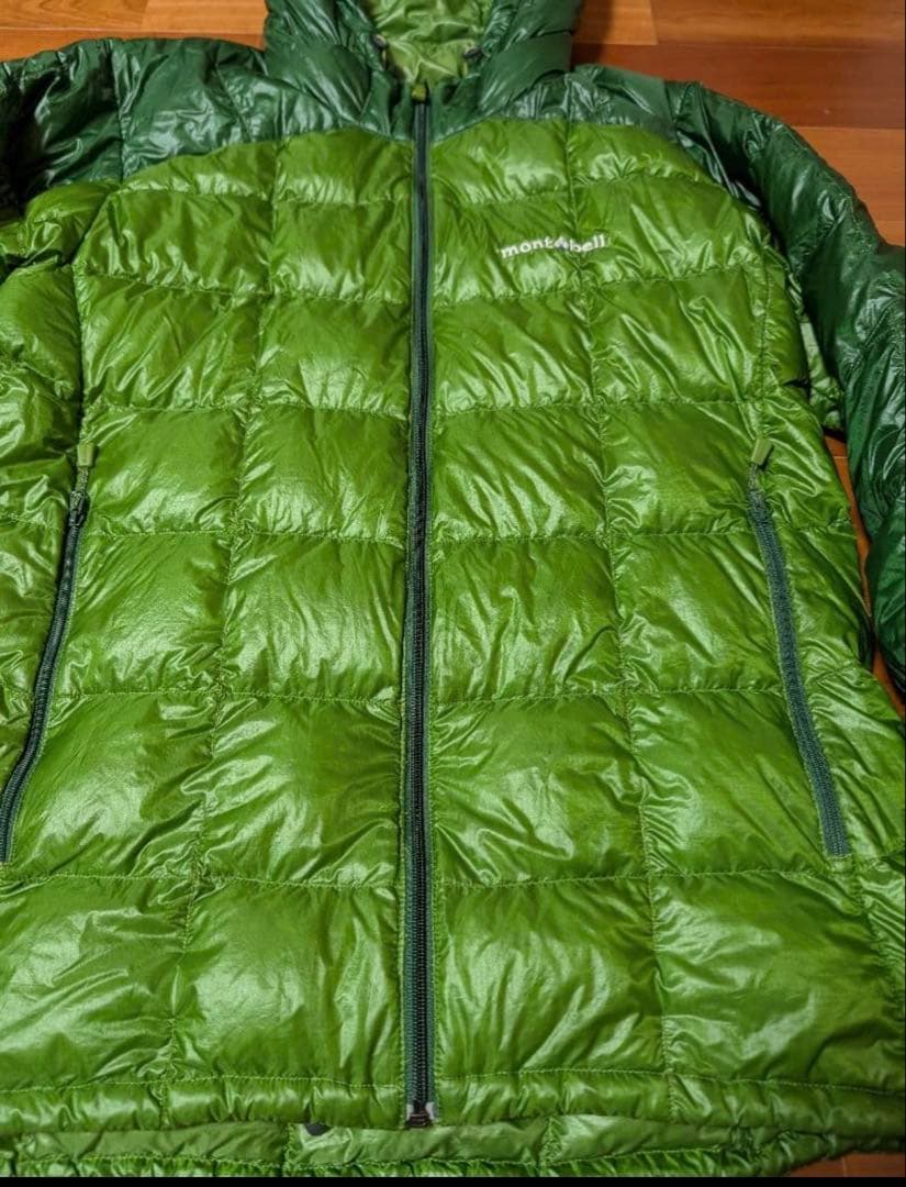 モンベル　スペリオダウンパーカ　メンズM　グリーン　Y2K