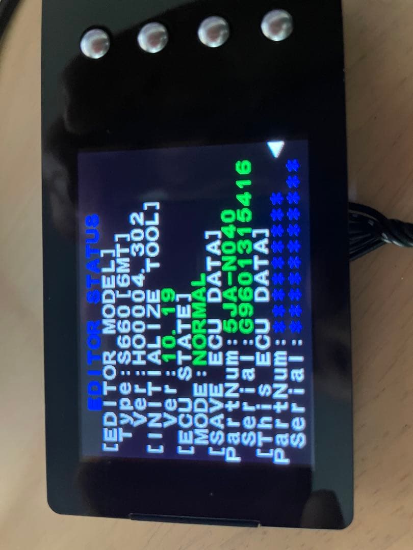 パーツ HKS FlashEditor S660 JW5 6MT