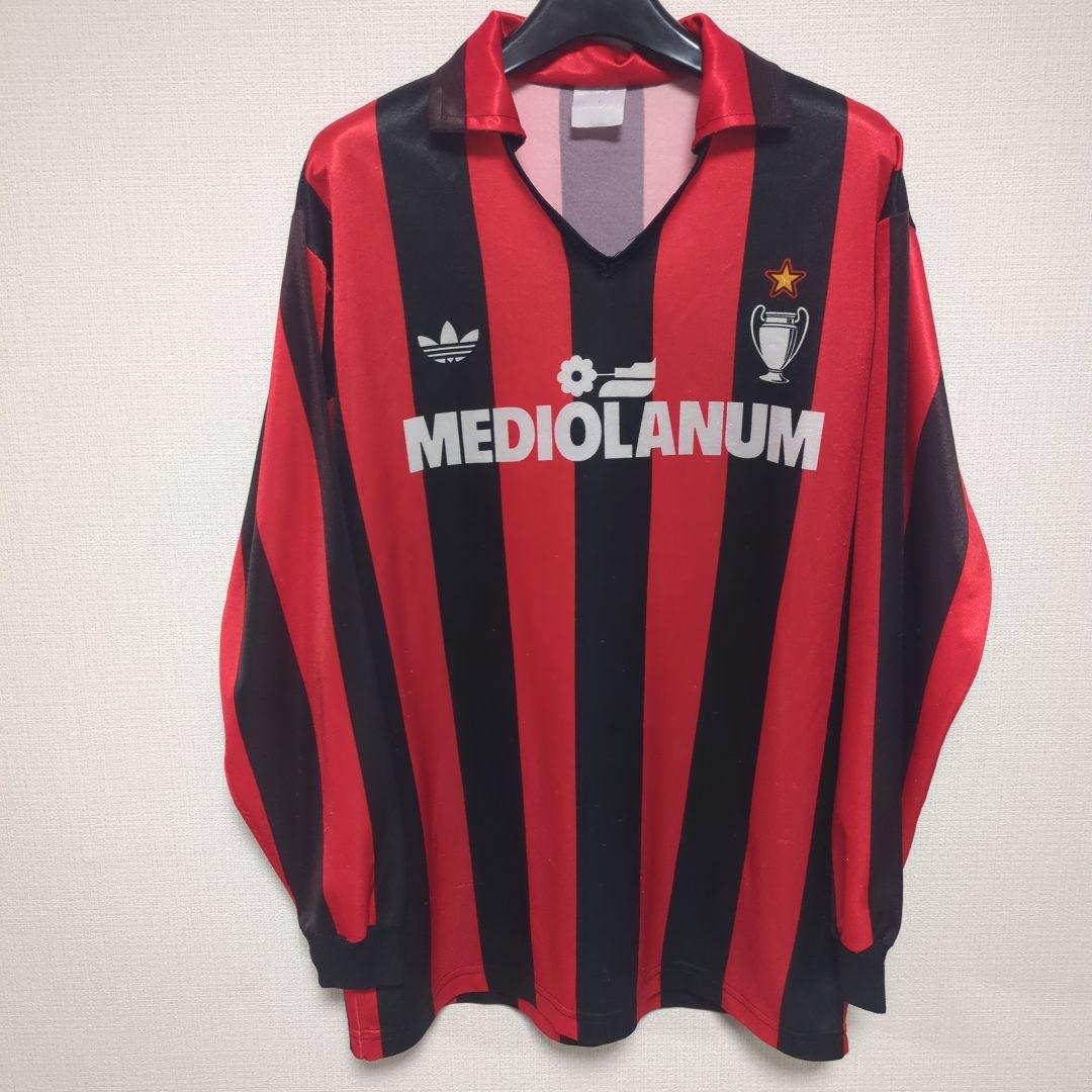 ACミラン 91-92 長袖 インターコンチネンタルカップパッチ付き