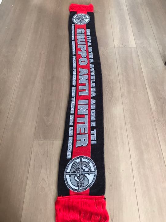 【激レア・貴重】ACミラン ULTRAS ウルトラス　ニットマフラー 現地購入