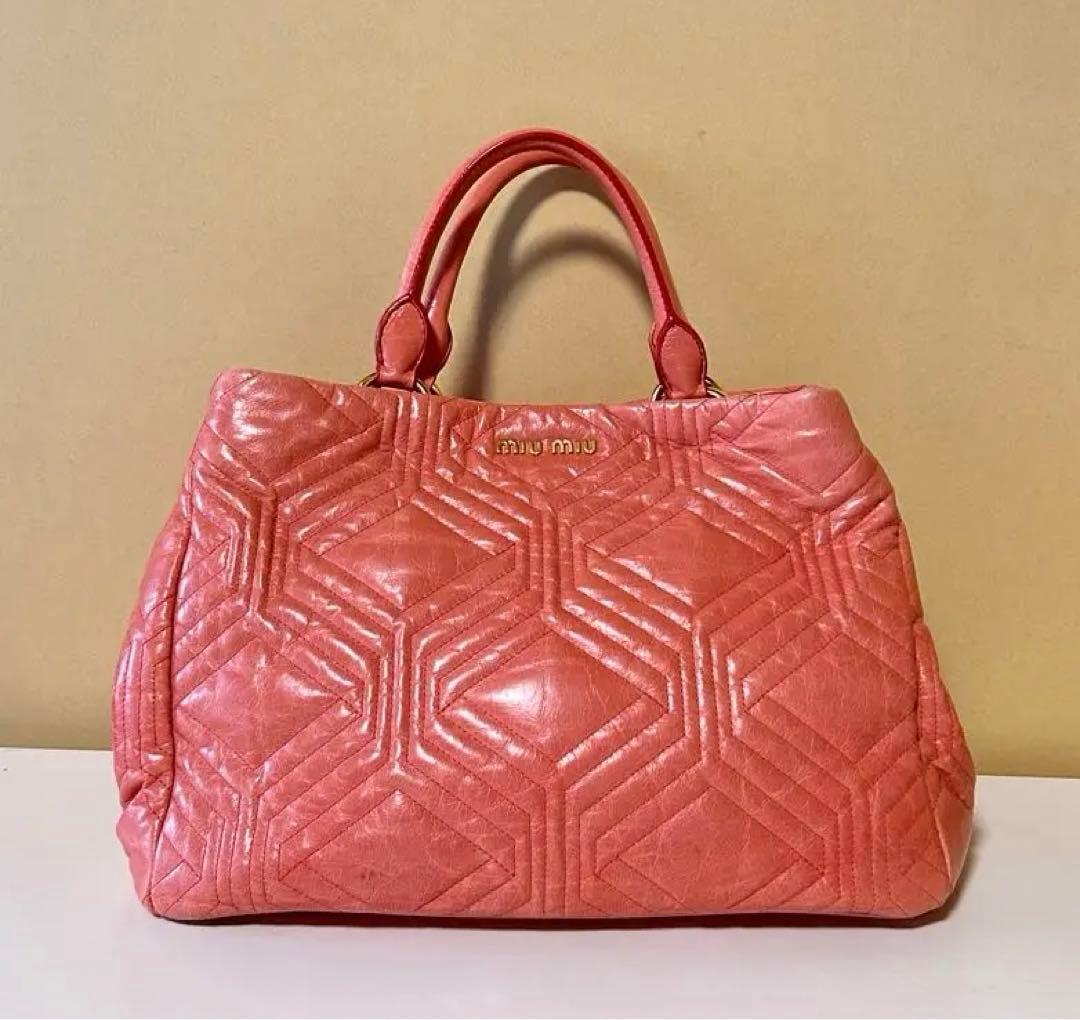 MIU MIU ミュウミュウ 2way トートバッグ