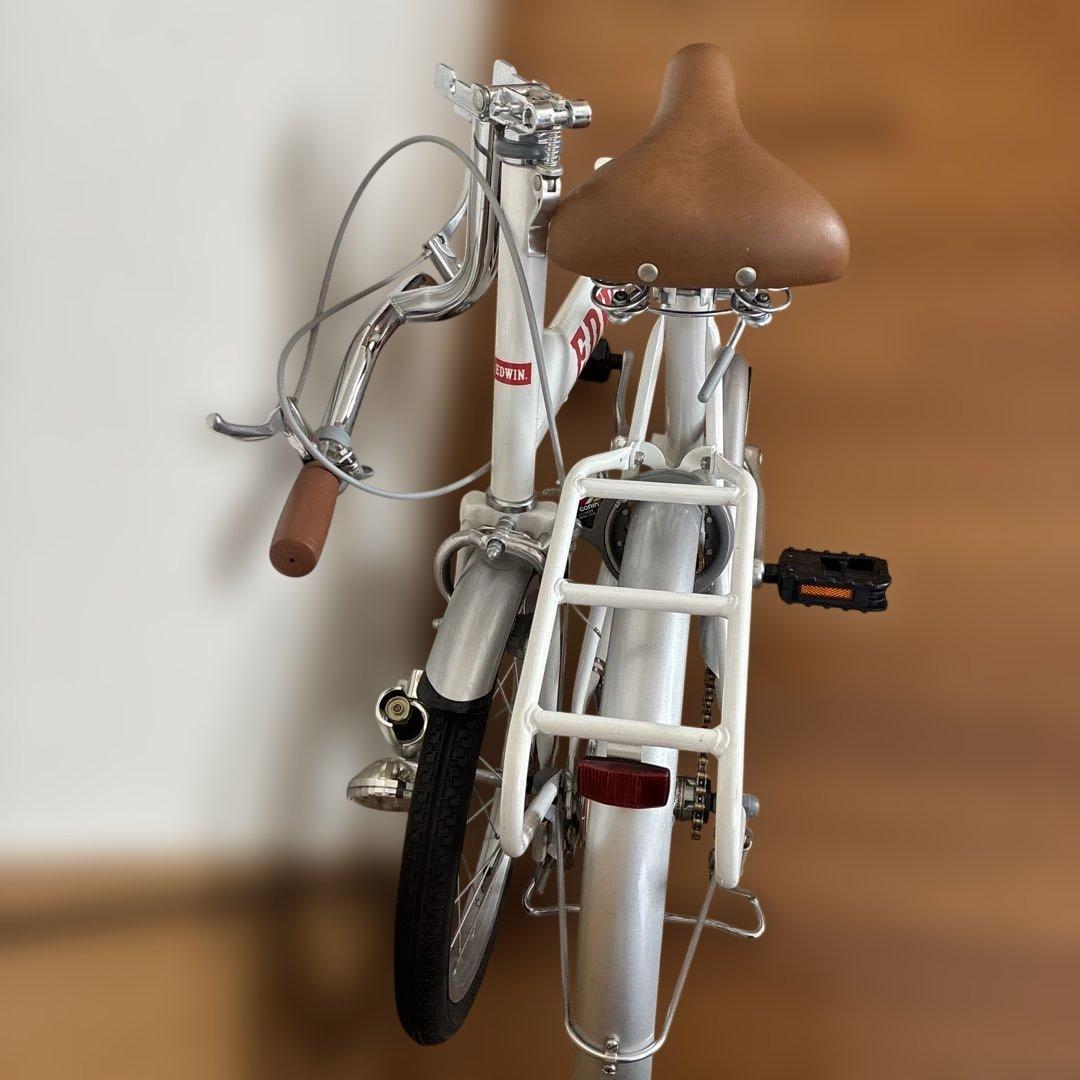 さ*た様 EDWIN 20インチ 折りたたみ自転車 ホワイト