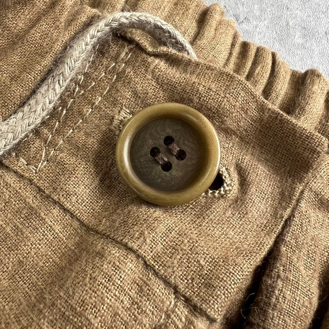 Y's　ワイズ　ヨウジヤマモト　リネン100%　スカートパンツ　ナチュラル　S