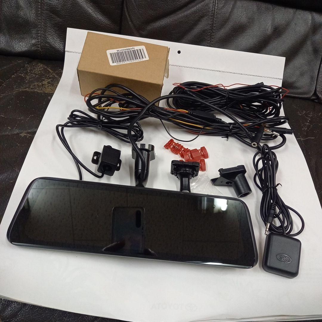 動作確認済　AUTO-VOX　ZJ-V5pro　ミラー型ドラレコ　前後カメラ