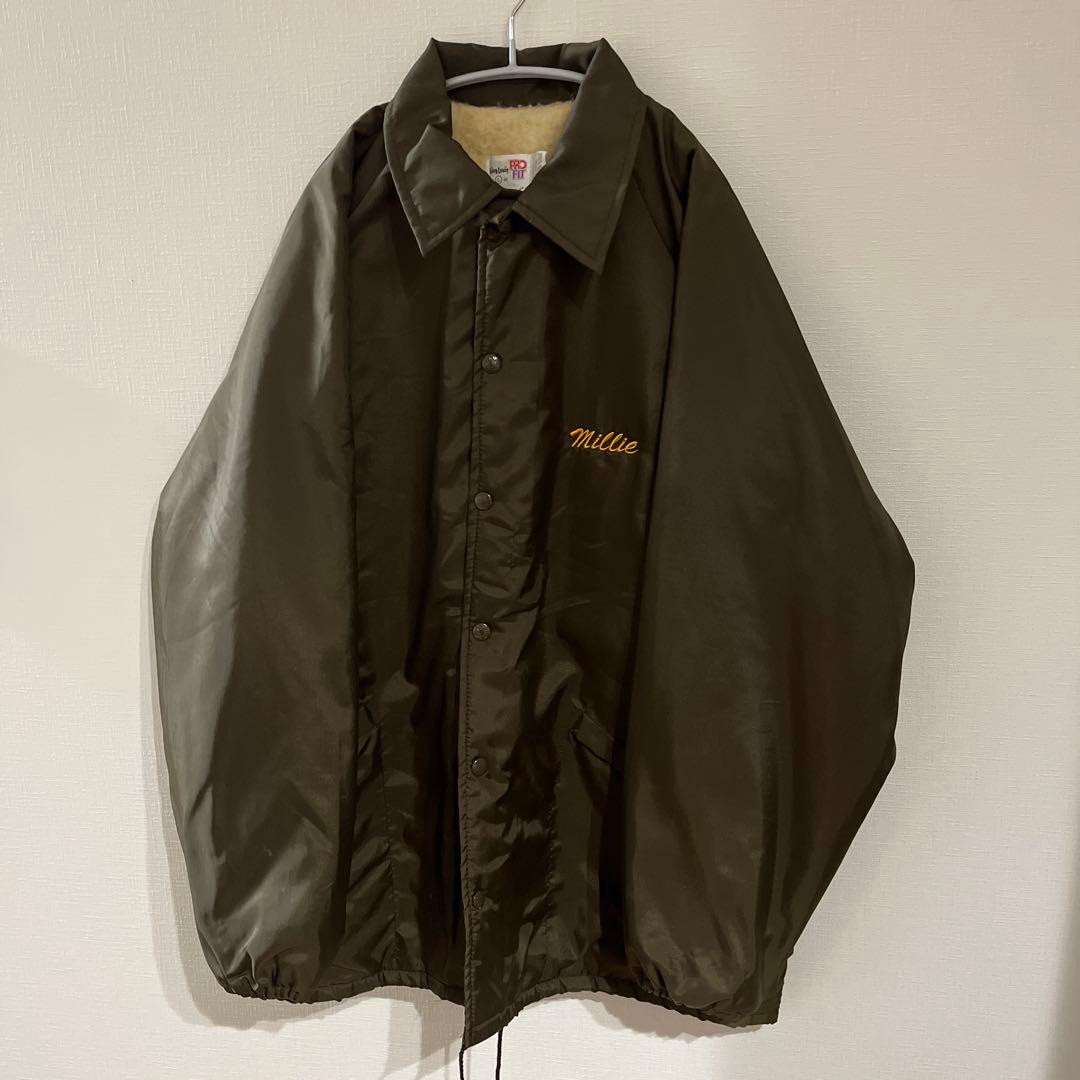 コーチジャケット 裏ボア usa製 L