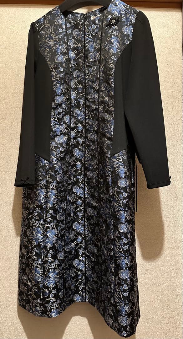 Super Beauty 2025タグ付ジャガード織切替ワンピース