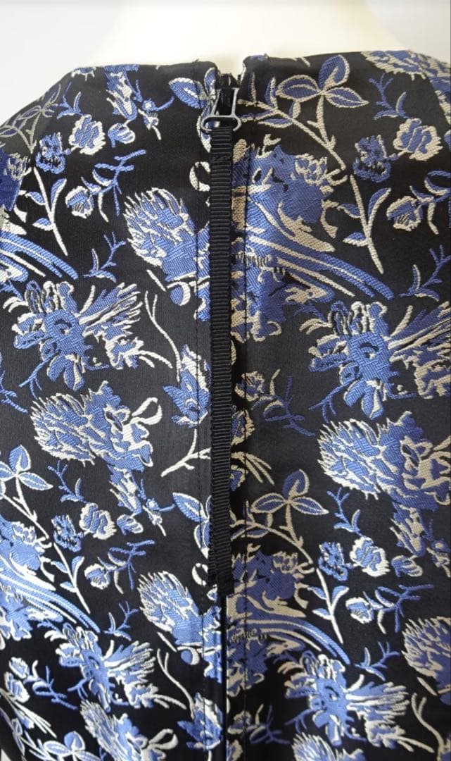 Super Beauty 2025タグ付ジャガード織切替ワンピース