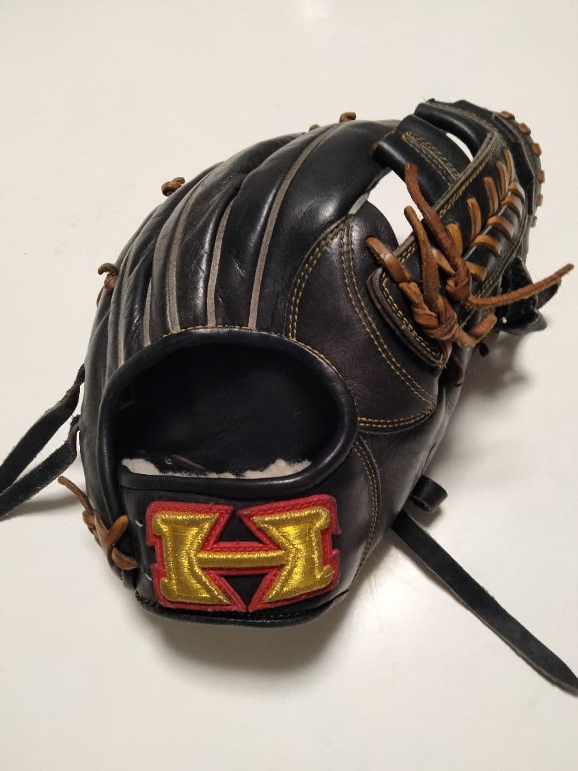 ハイゴールド 硬式野球グローブ 黒