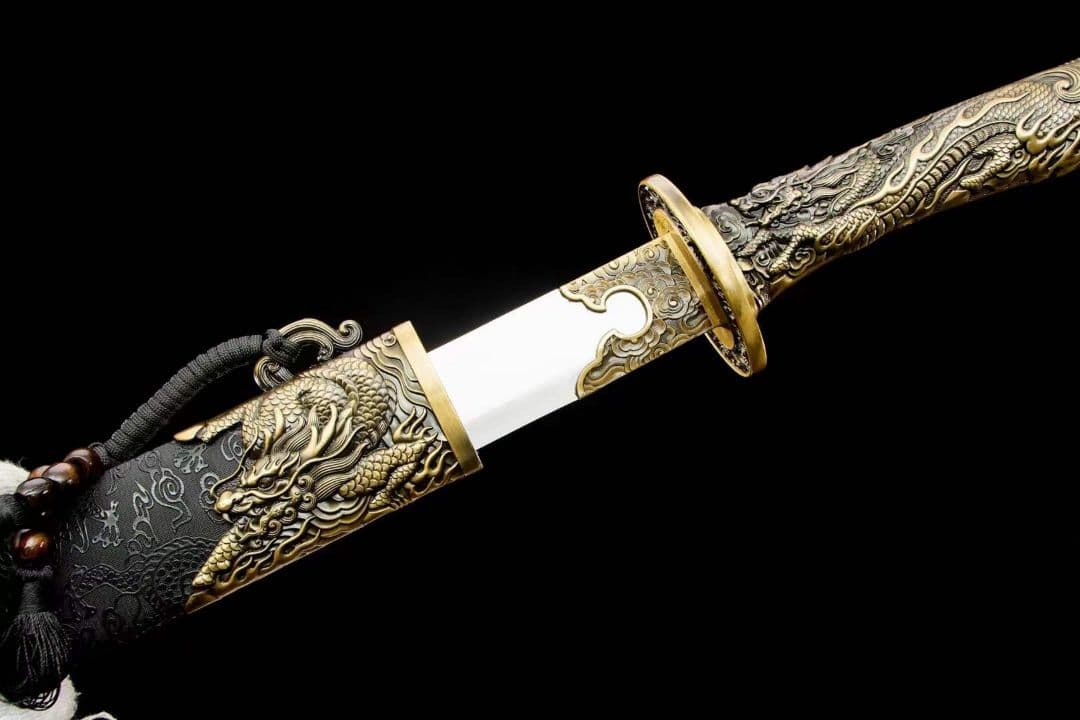 狂龍戦刀-高性能マンガン鋼 古兵器 武具　刀装具　日本刀　模造刀 居合刀