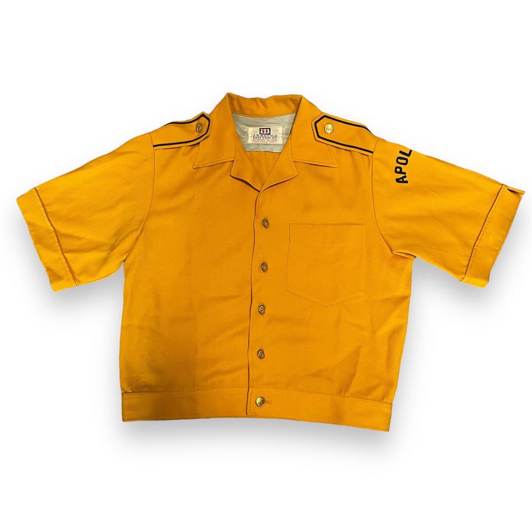 50s バトルユニフォーム シャツ 古着 ビンテージ usa製 短丈