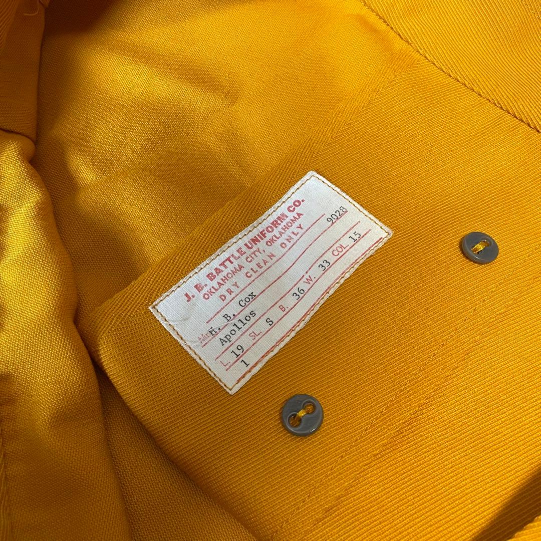 50s バトルユニフォーム シャツ 古着 ビンテージ usa製 短丈