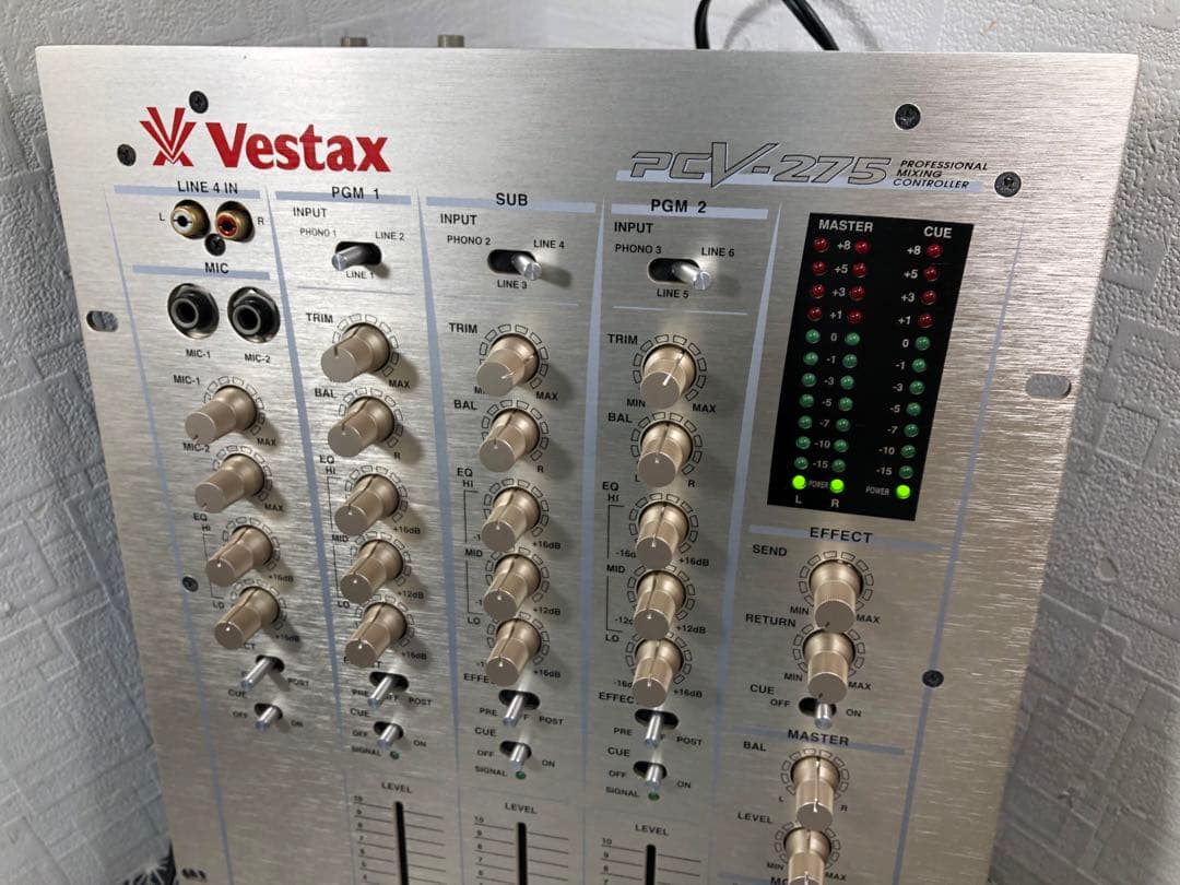 VESTAX ベスタクス　PCV-275 縦横フェーダーメンテナンス