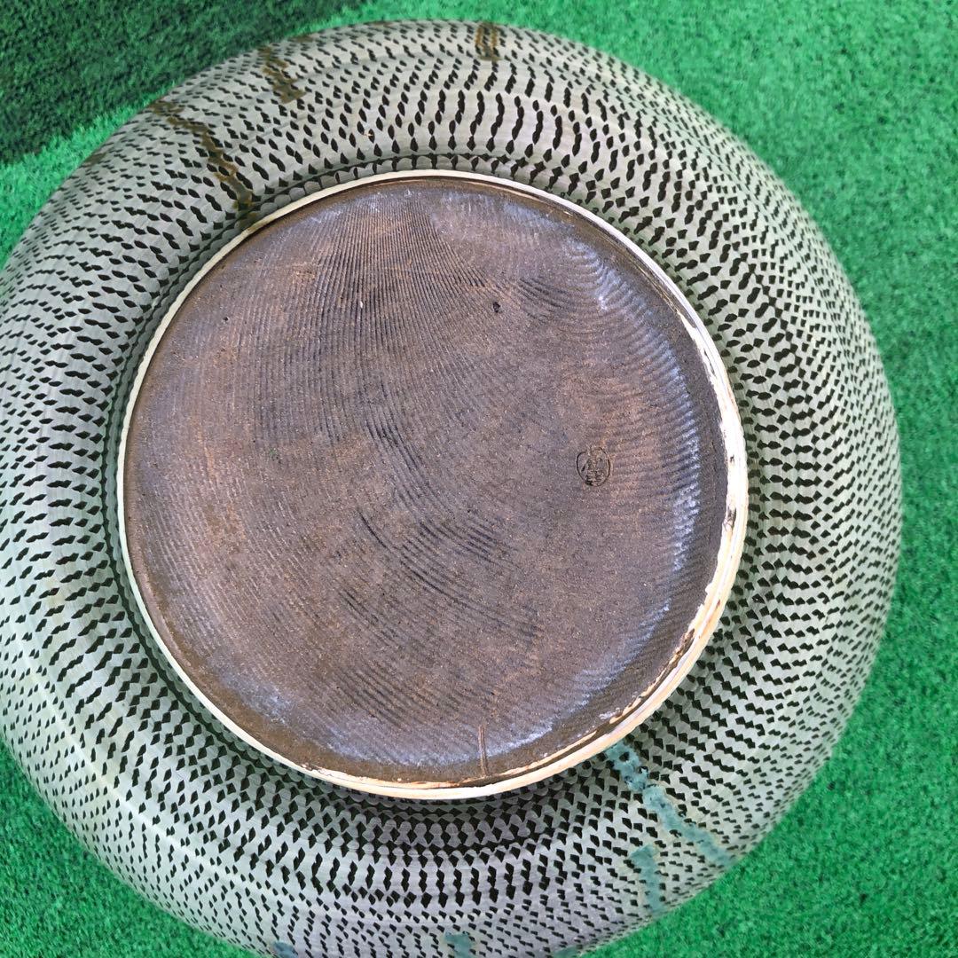 小鹿田焼　大壺　骨董品　陶芸