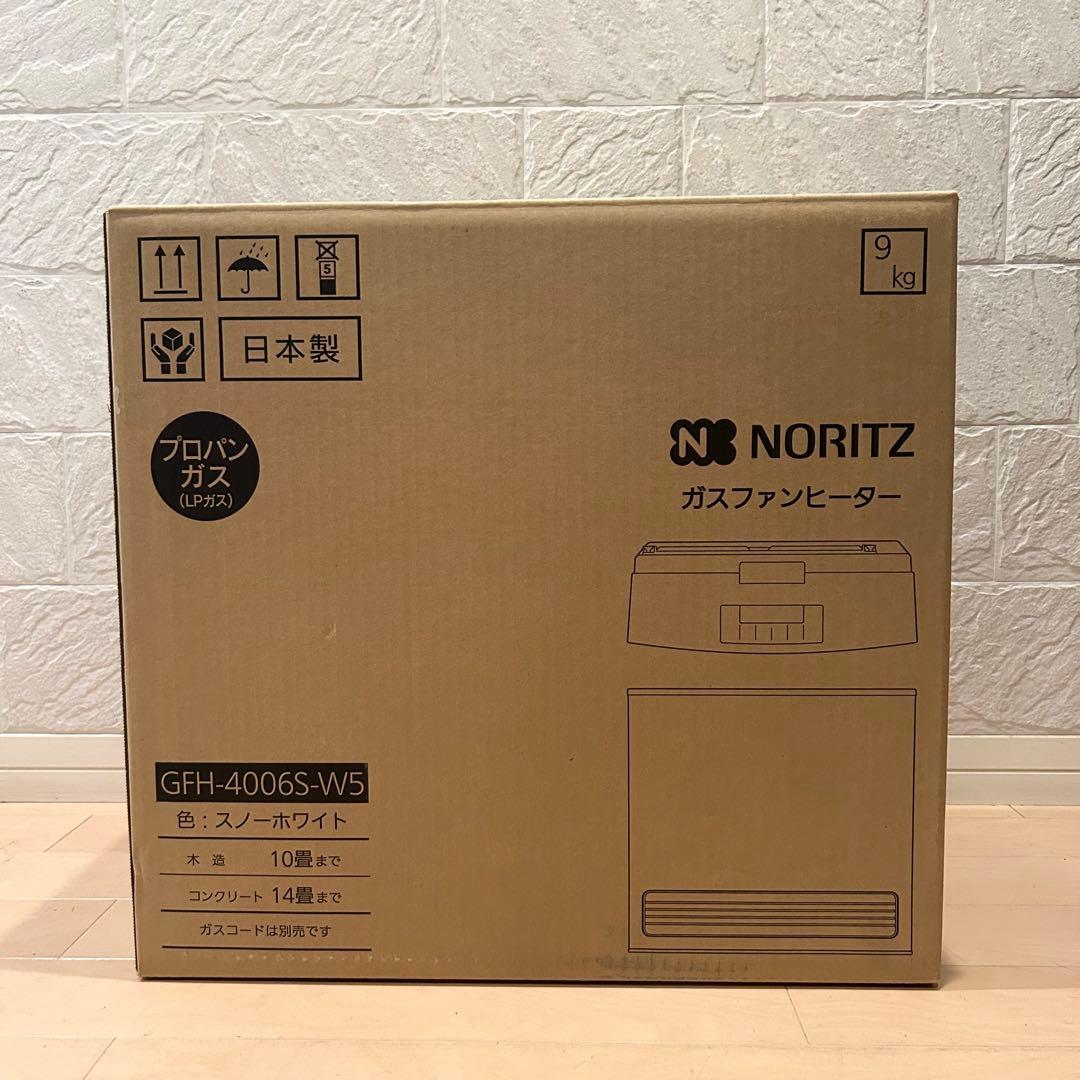 【未使用品】 NORITZ ガスファンヒーター GFH-4006S-W5