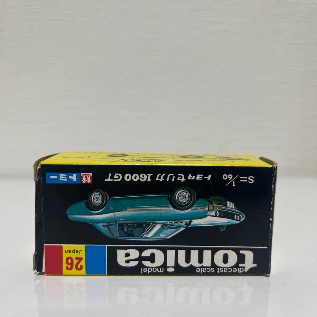 黒箱トミカ26 トヨタ セリカ 1600GT 1/60
