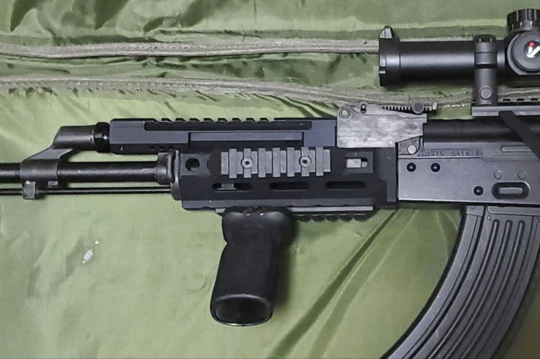 WII TECH マルイ GBB AKM 用 MIDWESTハンドガード+レール