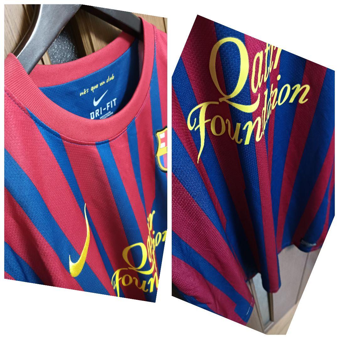 ナイキ バルセロナ ダビド・ビジャ #7 ユニフォーム 11/12ホーム M