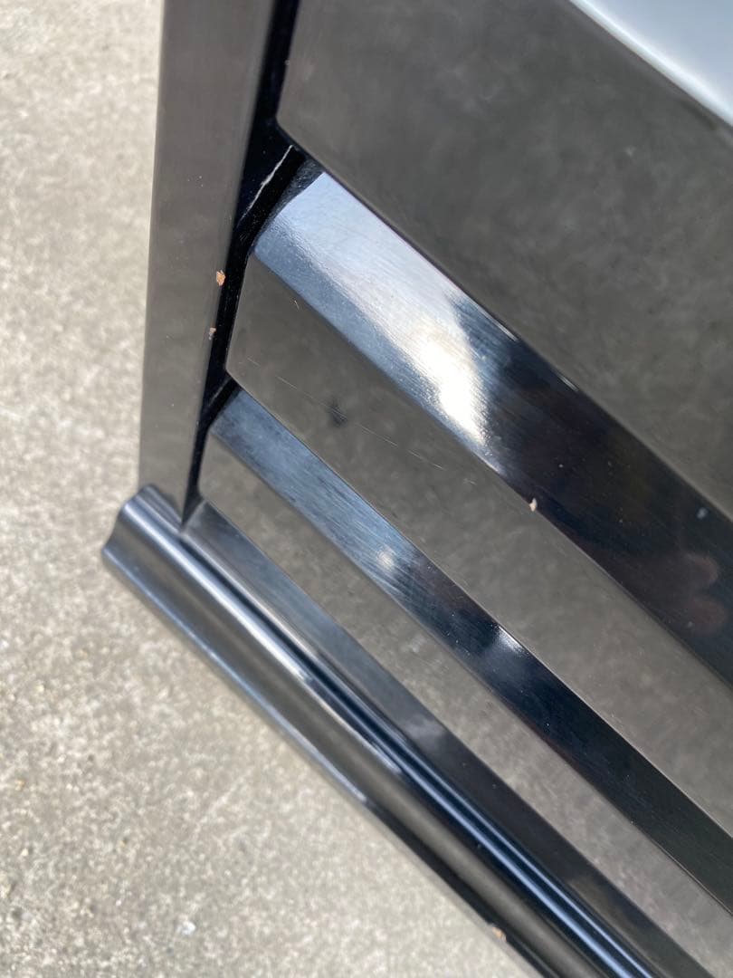 ピアノ　引き出し　楽譜入れ　ワゴン　収納　棚　ブラック　黒