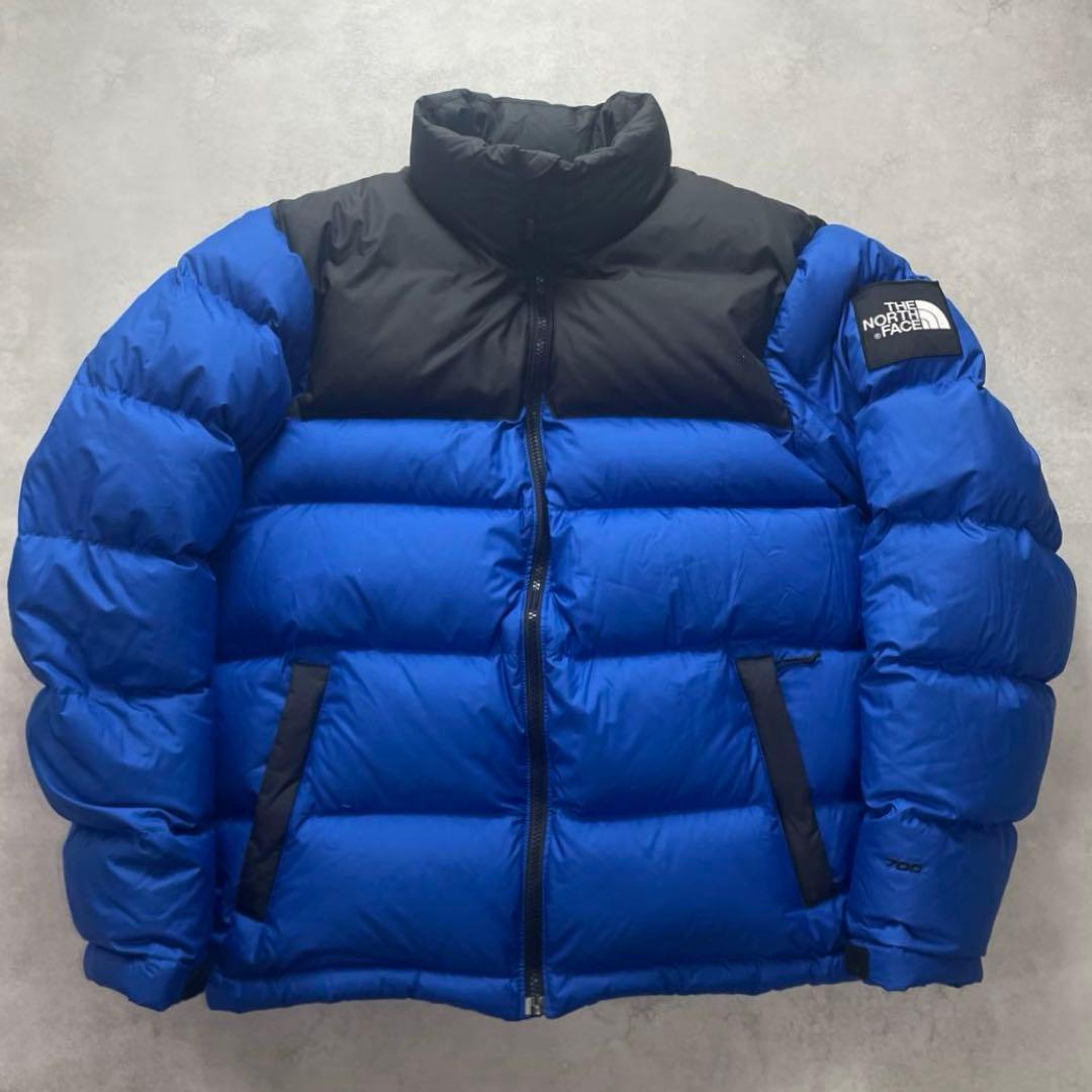 【US限定・希少】ノースフェイス 1992 ヌプシダウンジャケット ブルー S